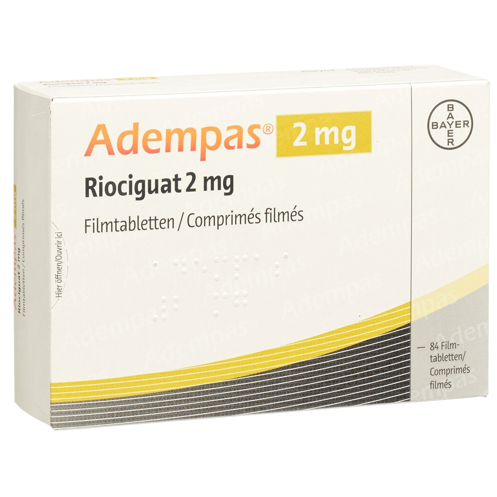 ADEMPAS Filmtabl 2 mg Blist 84 Stk, Hauptbild