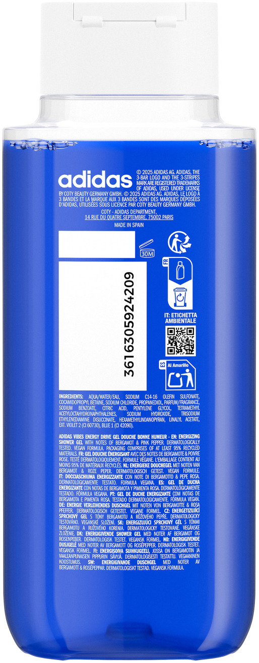 Adidas Vibes Shower Gel, image 2 sur 2