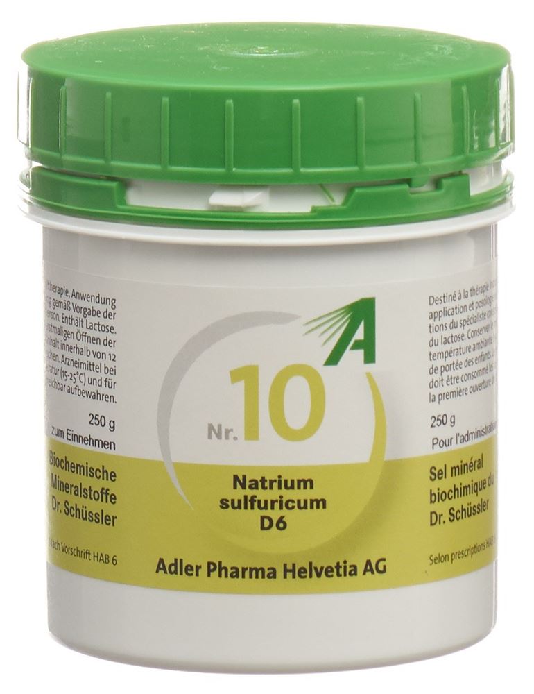 ADLER Nr10 Natrium sulfuricum 6 D