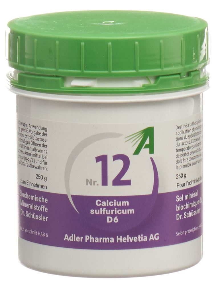 ADLER Nr12 Calcium sulfuricum 6 D