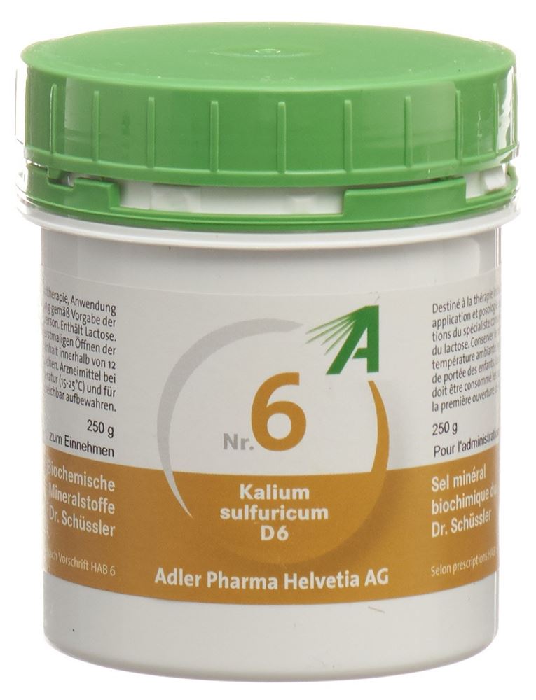 ADLER no6 kalium sulfuricum 6 D