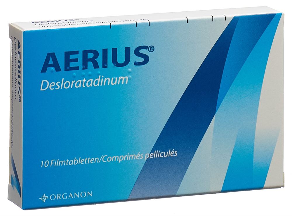 AERIUS cpr pell 5 mg blist 10 pce, image principale