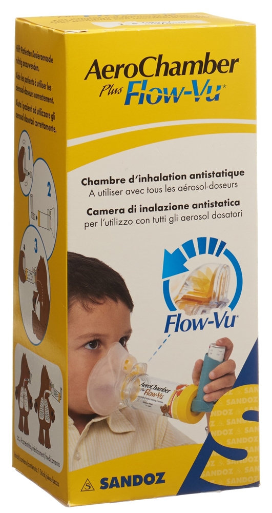 AEROCHAMBER PLUS Flow-Vu avec masque (1-5 ans), image 4 sur 4