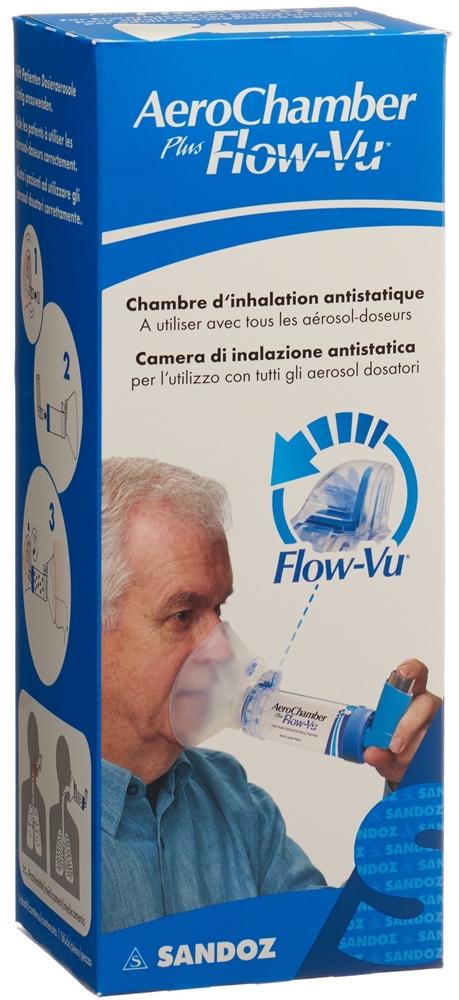 AEROCHAMBER PLUS Flow-Vu grosse Maske, Bild 4 von 4