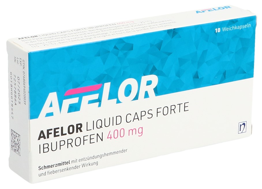 AFELOR Liquid Caps forte 400 mg, Hauptbild