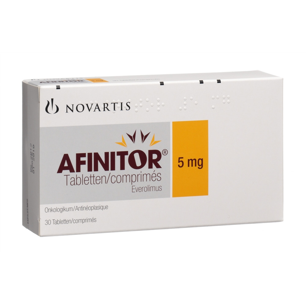 Afinitor Tabl 5 mg Blist 30 Stk