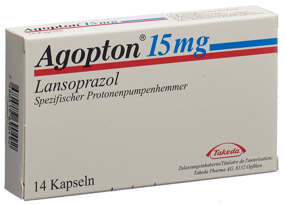 AGOPTON Kaps 15 mg Blist 14 Stk, Hauptbild