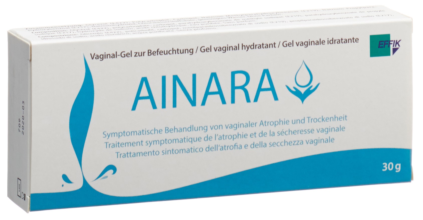 AINARA Gel Vaginal hydratant non hormonal