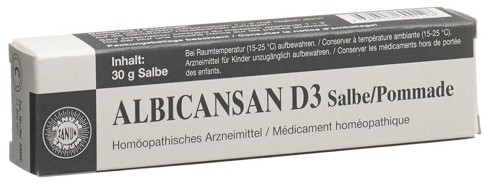 ALBICANSAN Salbe 3 D Tb 30 g, Hauptbild ALBICANSAN Salbe 3 D Tb 30 g, Hauptbild