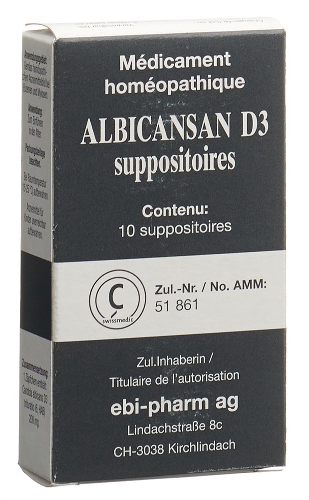 ALBICANSAN supp 3 D 10 pce, image 2 sur 2