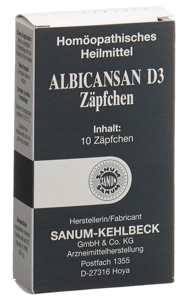 ALBICANSAN supp 3 D 10 pce, image principale