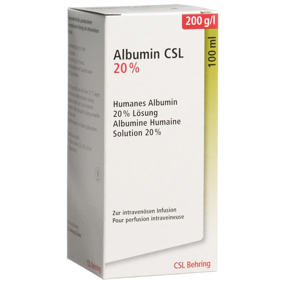 ALBUMINE CSL 20 %, Hauptbild