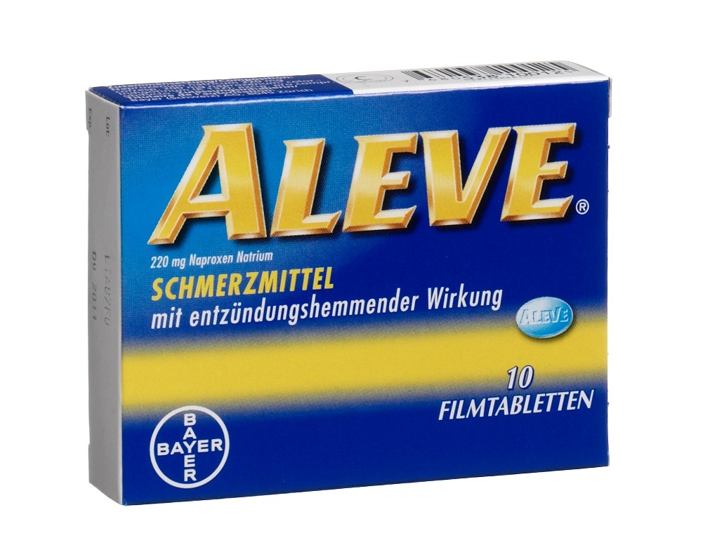 ALEVE cpr pell 220 mg blist 12 pce, image principale