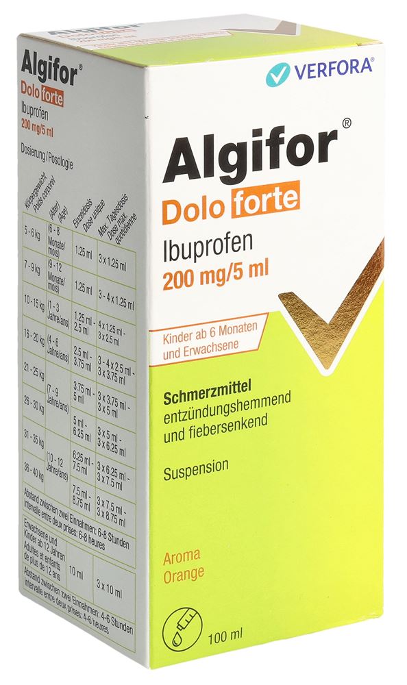ALGIFOR Dolo forte 200 mg/5ml