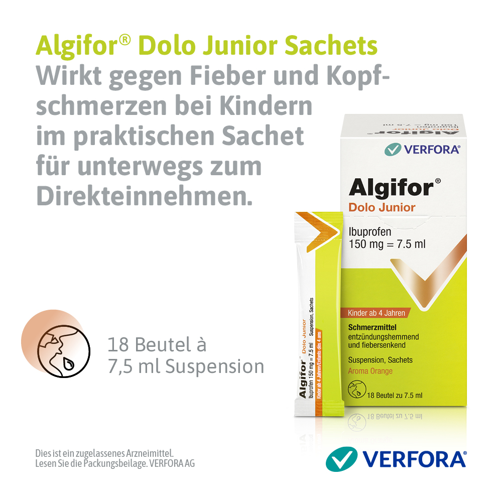 ALGIFOR Dolo Junior 150 mg/7.5ml, image 3 sur 6