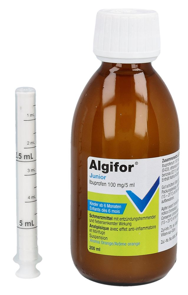 ALGIFOR Junior 100 mg/5ml