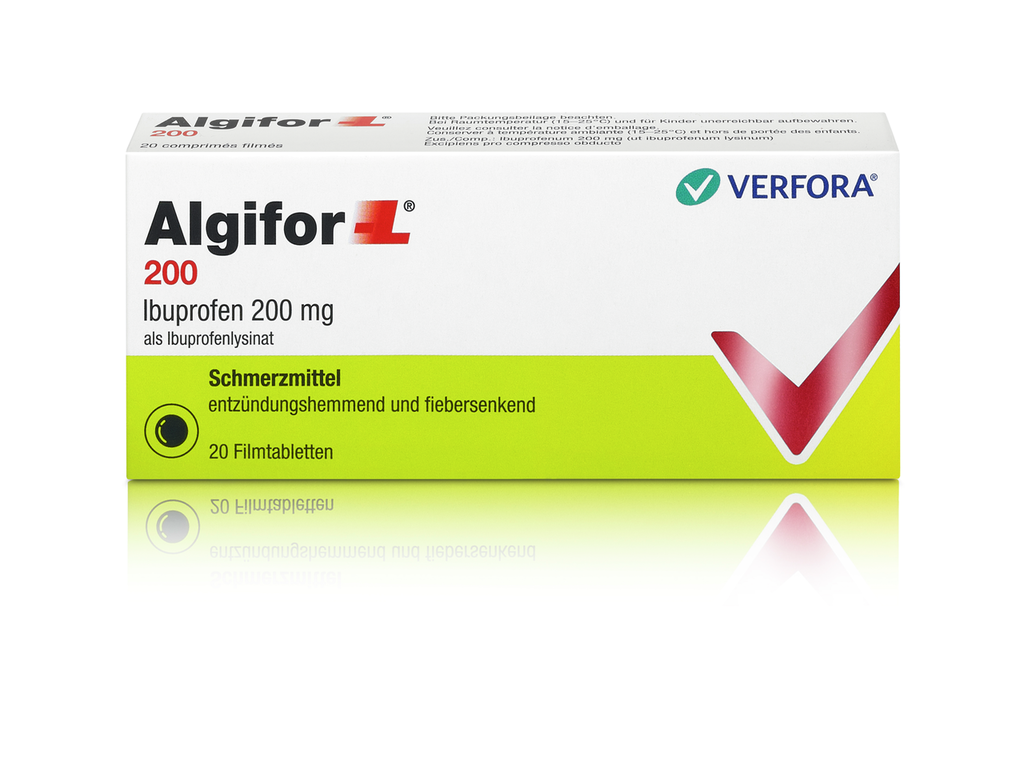 ALGIFOR Filmtabl 200 mg Blist 20 Stk