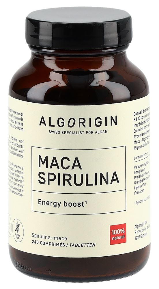 ALGORIGIN Spiruline + Maca, image principale