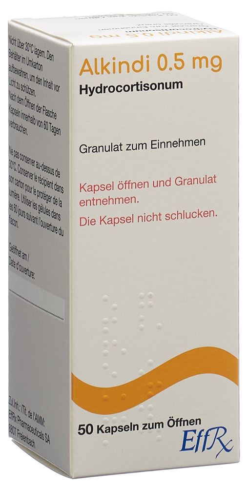 ALKINDI gran 0.5 mg gélules à ouvrir fl 50 pce, image principale