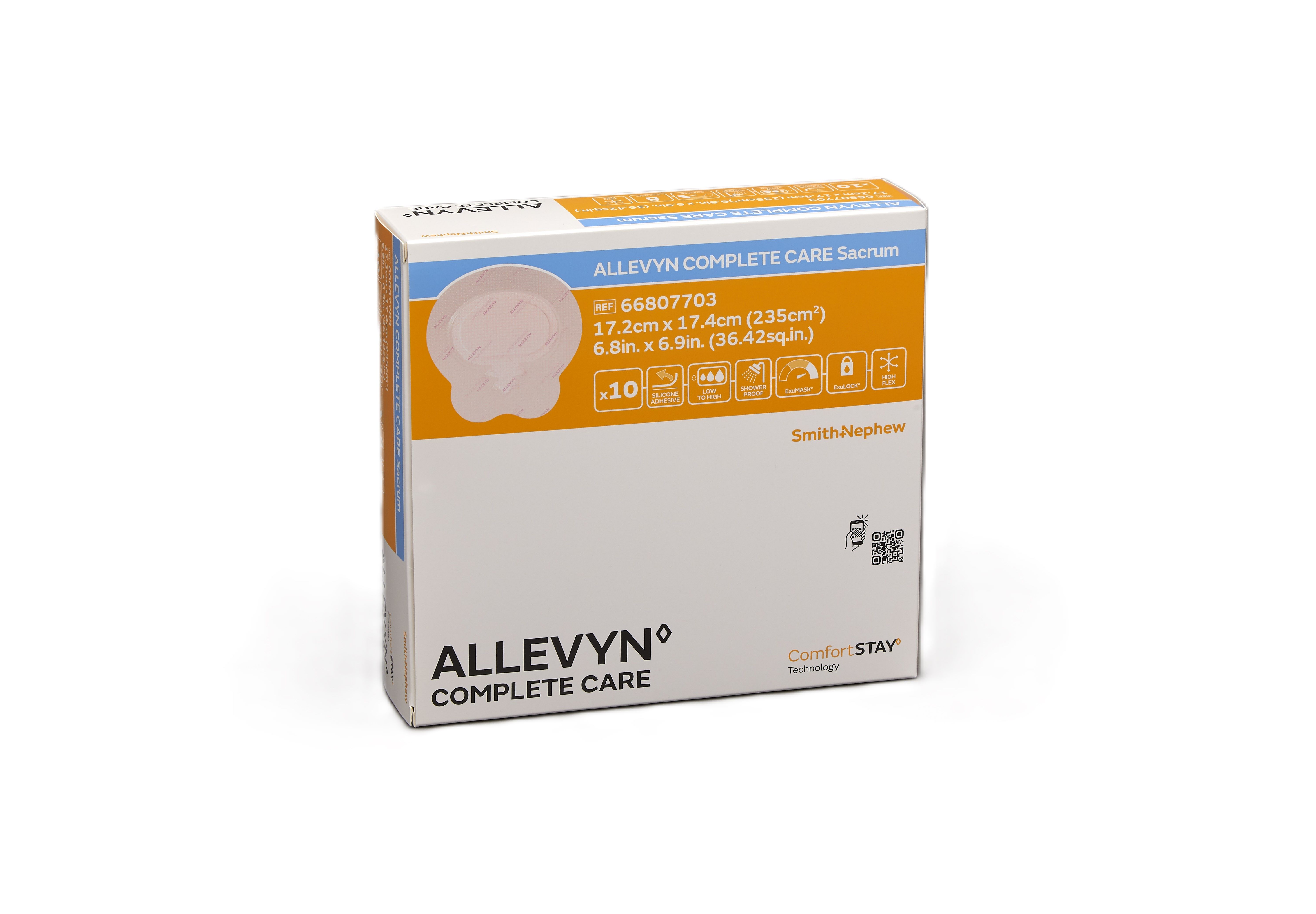 ALLEVYN Complete Care Sacrum Silikon Schaumverband