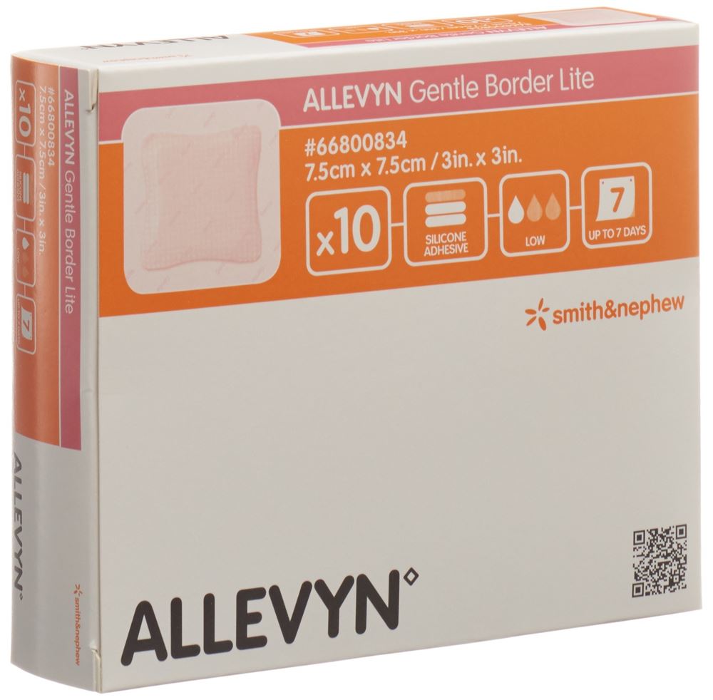 ALLEVYN 7.5x7.5cm 10 Stk