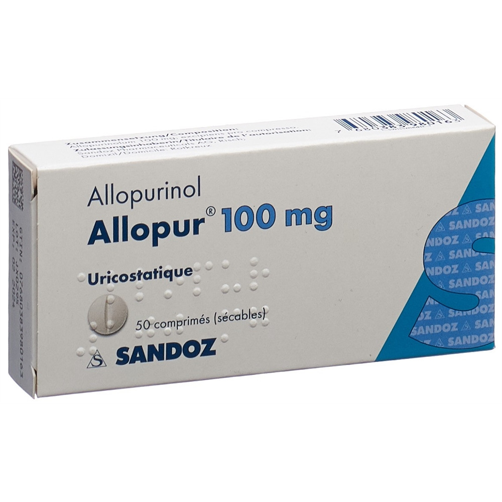 ALLOPUR cpr 100 mg blist 50 pce, image 2 sur 2