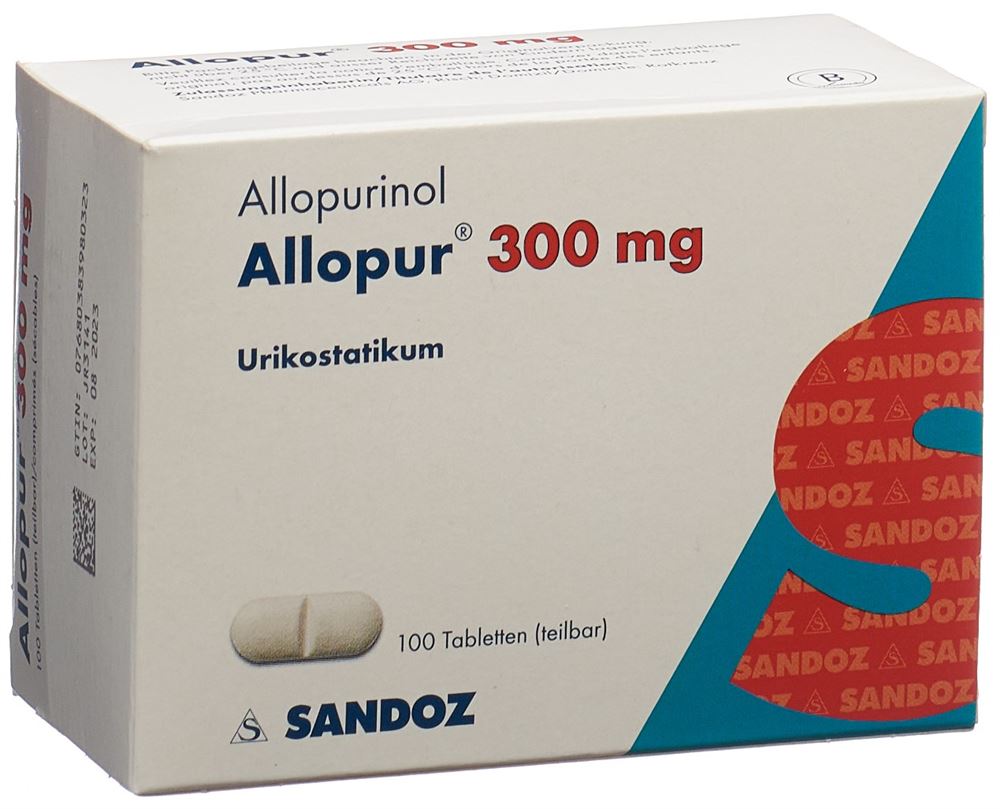 ALLOPUR cpr 300 mg blist 100 pce, image principale