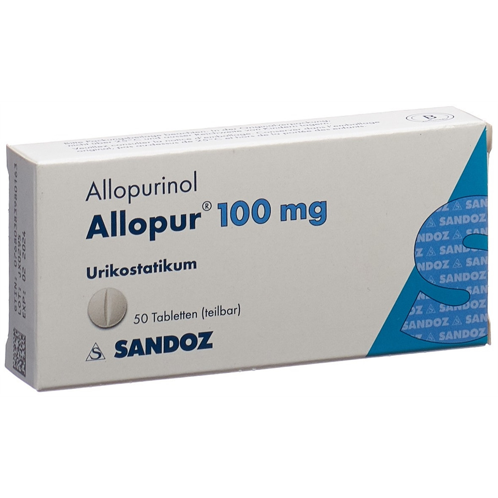 ALLOPUR Tabl 100 mg Blist 50 Stk, Hauptbild