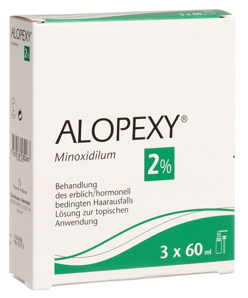ALOPEXY Lös 2 % Spr 60 ml, Hauptbild