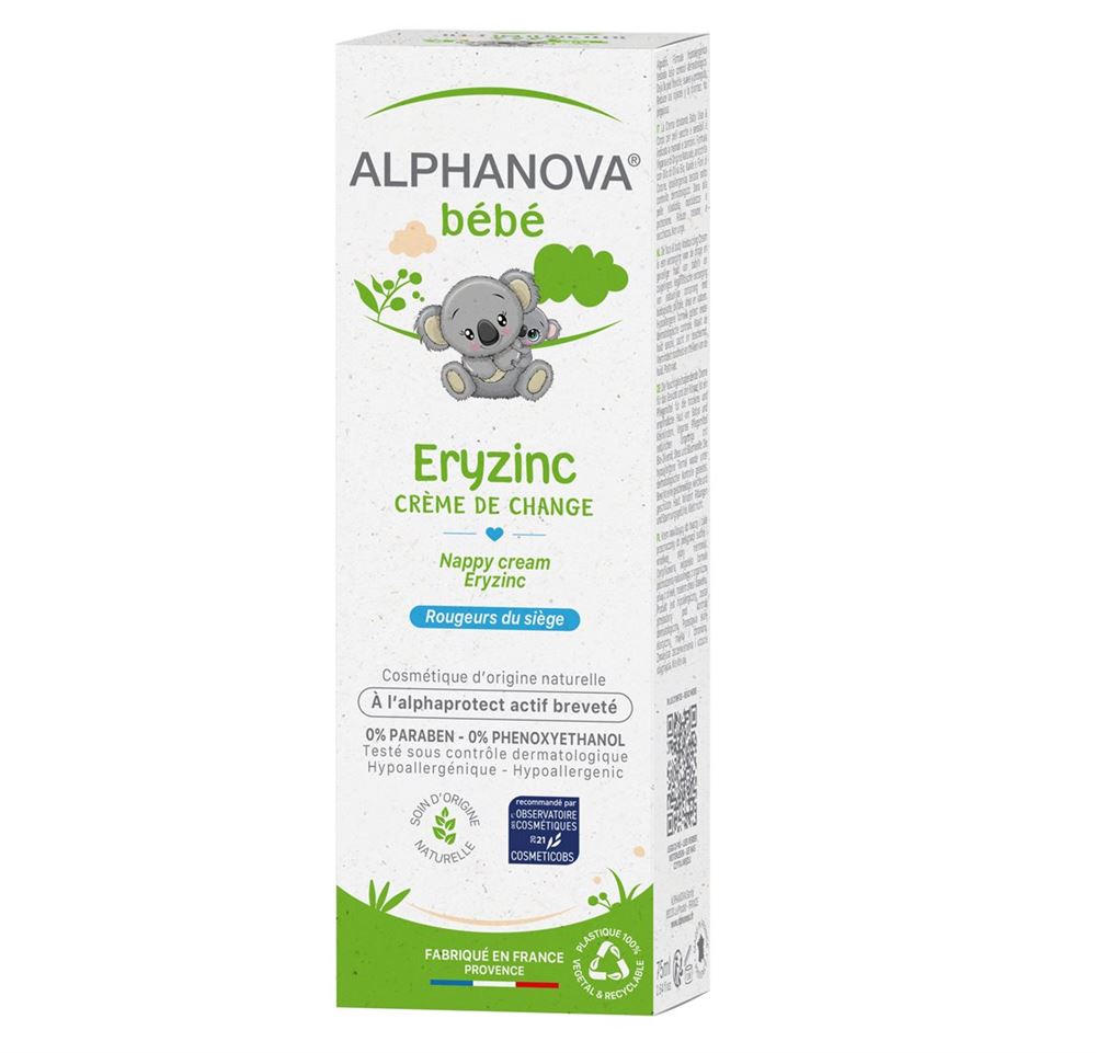 ALPHANOVA BB Eryzinc crème pour le change