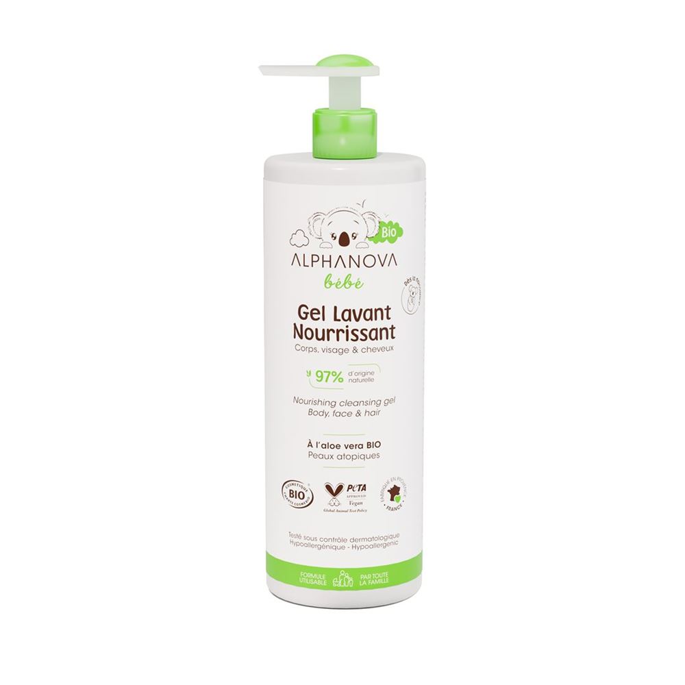 ALPHANOVA Bébé gel lavant nourissant
