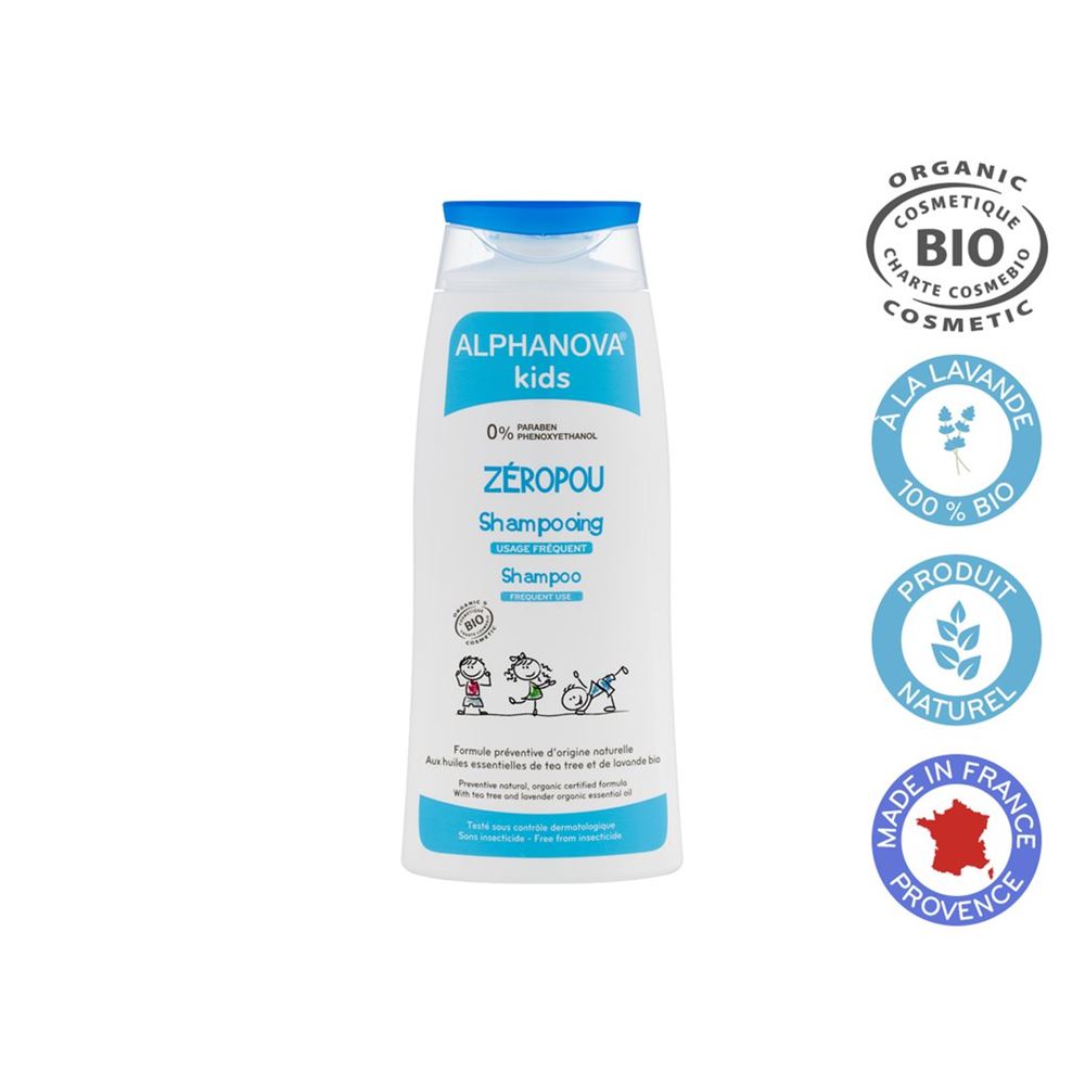 ALPHANOVA kids ZEROPOU shampooing préventif