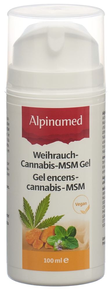 ALPINAMED Gel encens cannabis MSM, image 2 sur 5