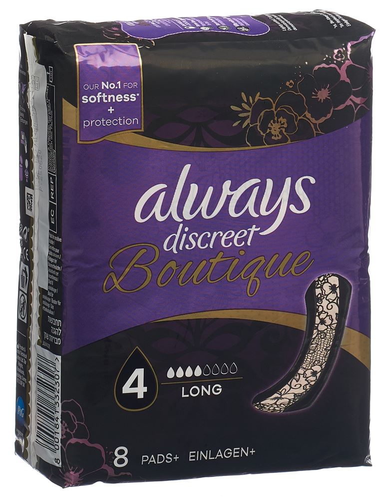 Always Discreet Boutique incontinence Pads+