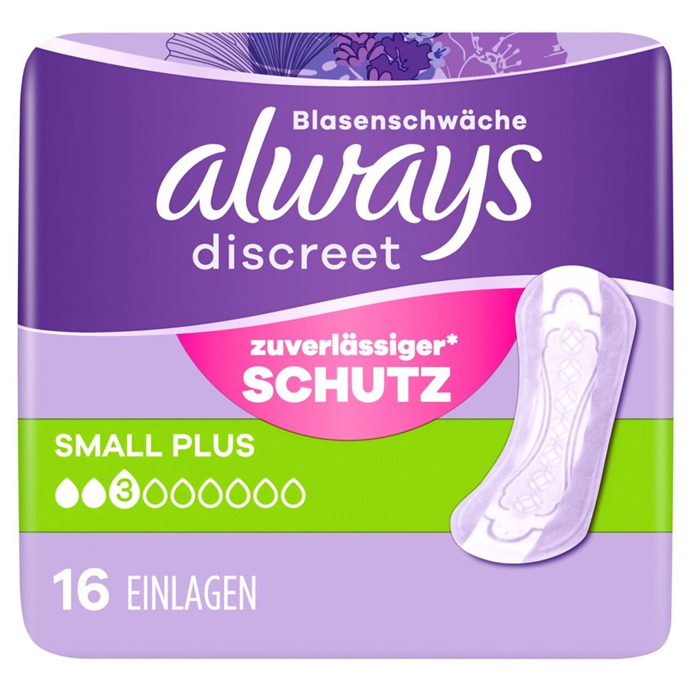 Always Discreet incontinence