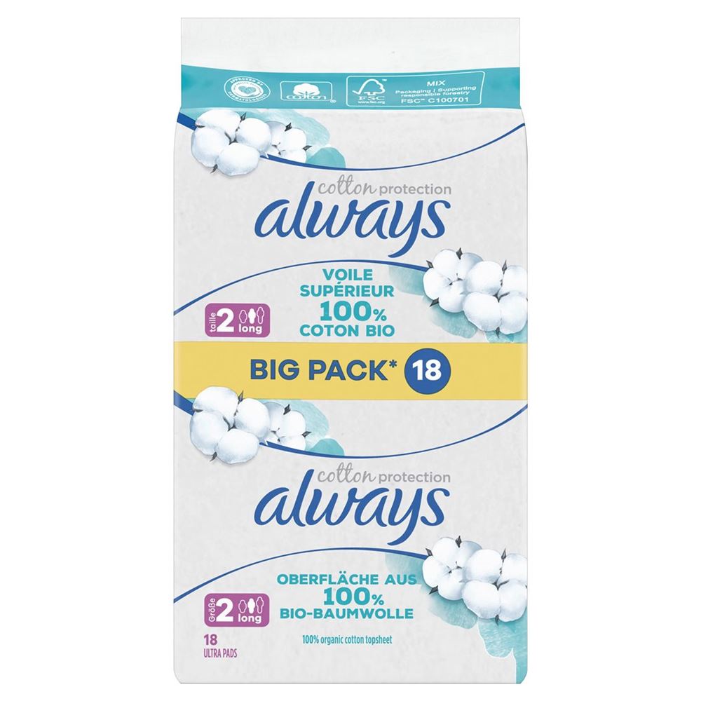 Always Ultra Binde Cotton Protection