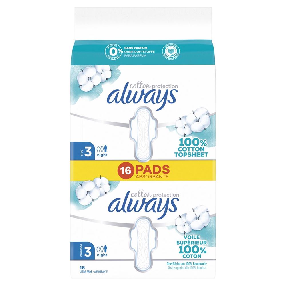 Always Ultra Binde Cotton Protection