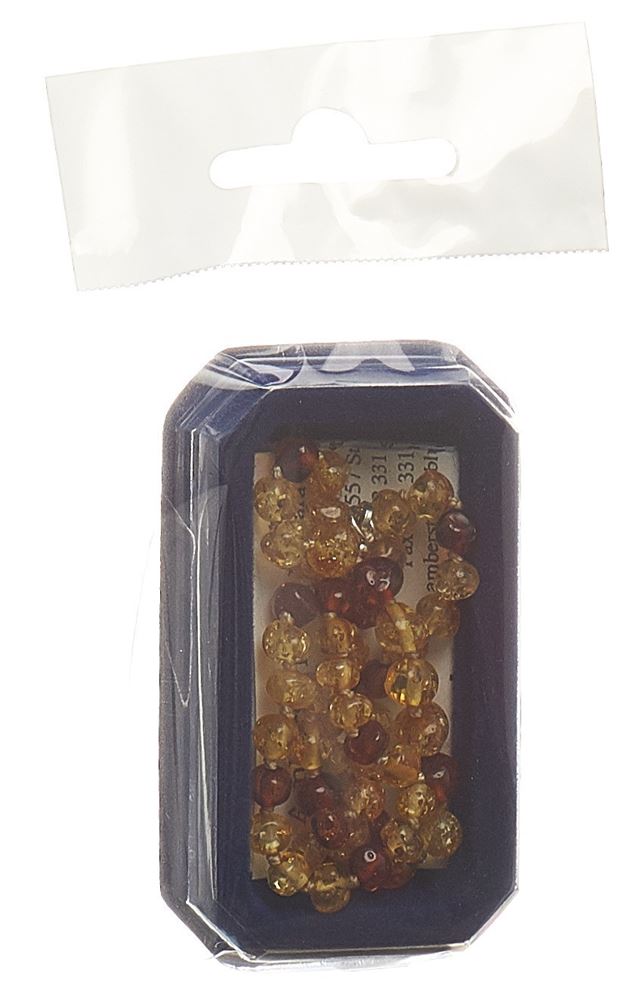 AMBERSTYLE collier d'ambre jaune cognac
