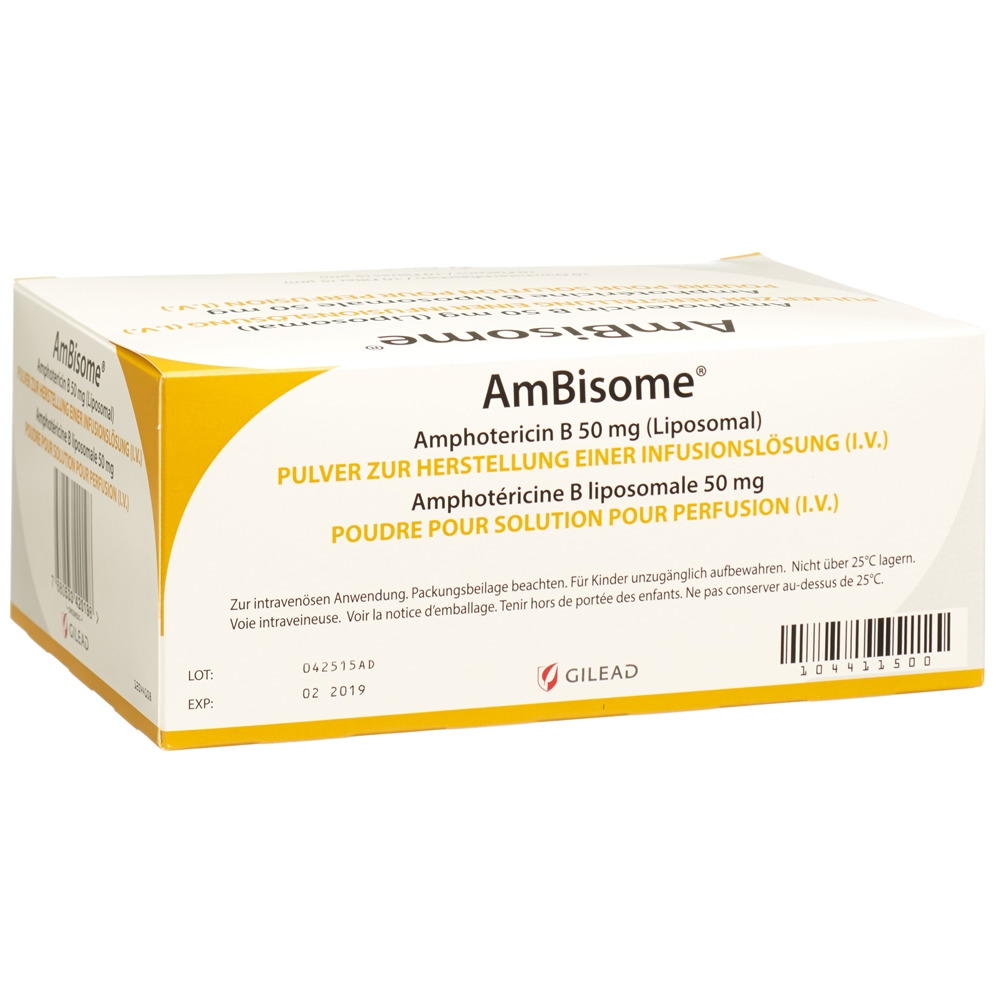 AMBISOME Trockensub 50 mg Durchstf 10 Stk, Bild 2 von 2