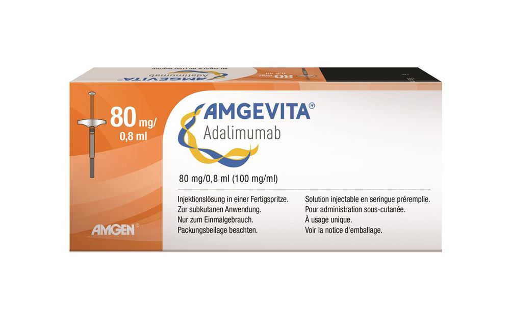 AMGEVITA Inj Lös 80 mg/0.8ml Fertigspritze Fertspr 1 Stk, Hauptbild