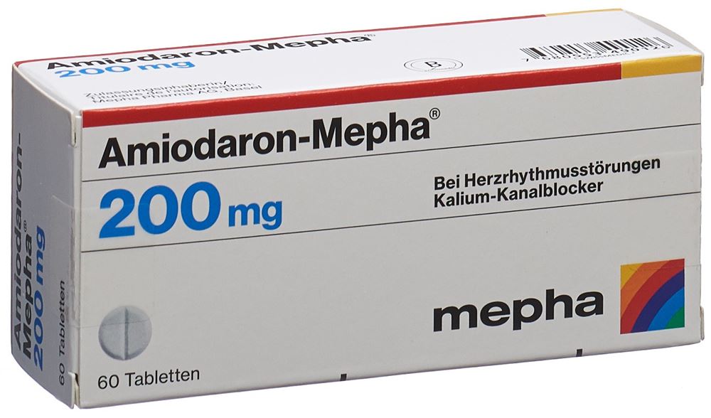 AMIODARONE Mepha 200 mg, Hauptbild