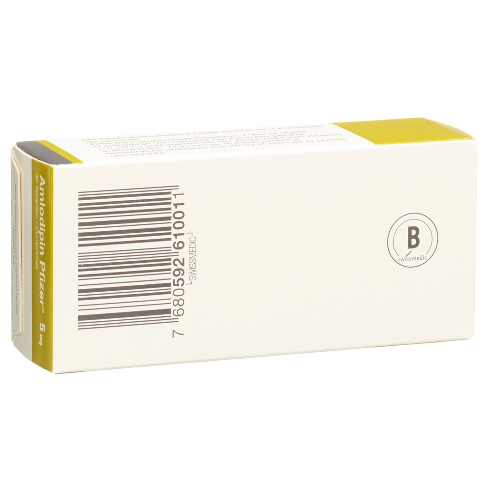AMLODIPINE Pfizer 5 mg, Bild 2 von 2