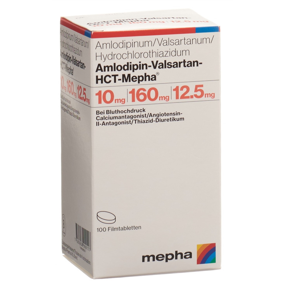 AMLODIPINE VALSARTAN HCT HCT Mepha, image principale