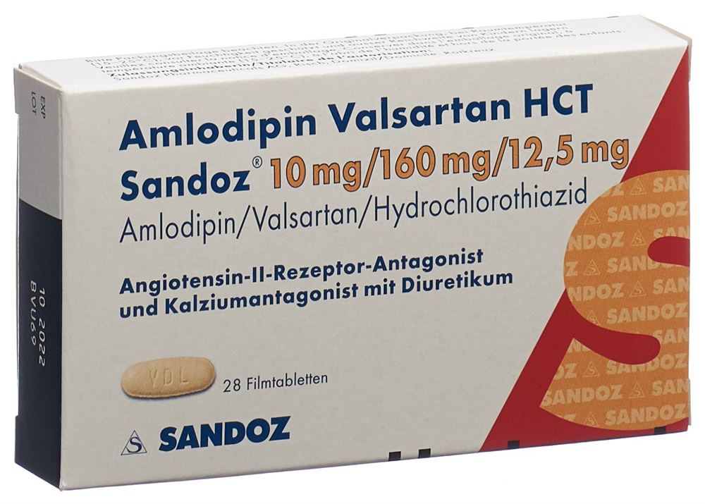 Amlodipin Valsartan HCT Sandoz HCT Sandoz, Hauptbild