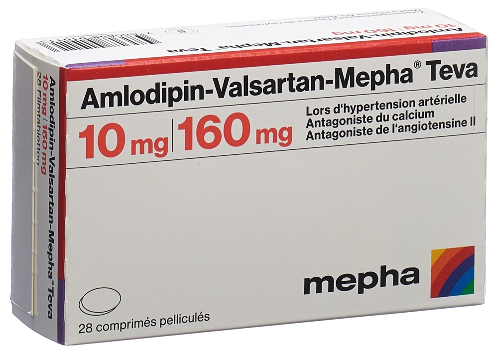 AMLODIPINE VALSARTAN Mepha Teva, image 2 sur 2