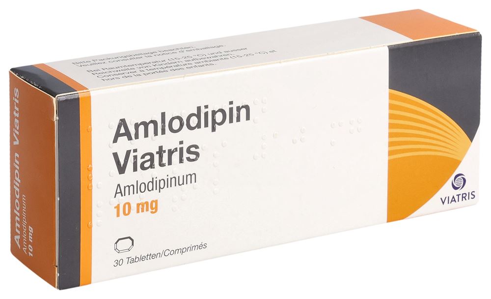 AMLODIPINE Viatris 10 mg, image principale AMLODIPINE Viatris 10 mg, image principale