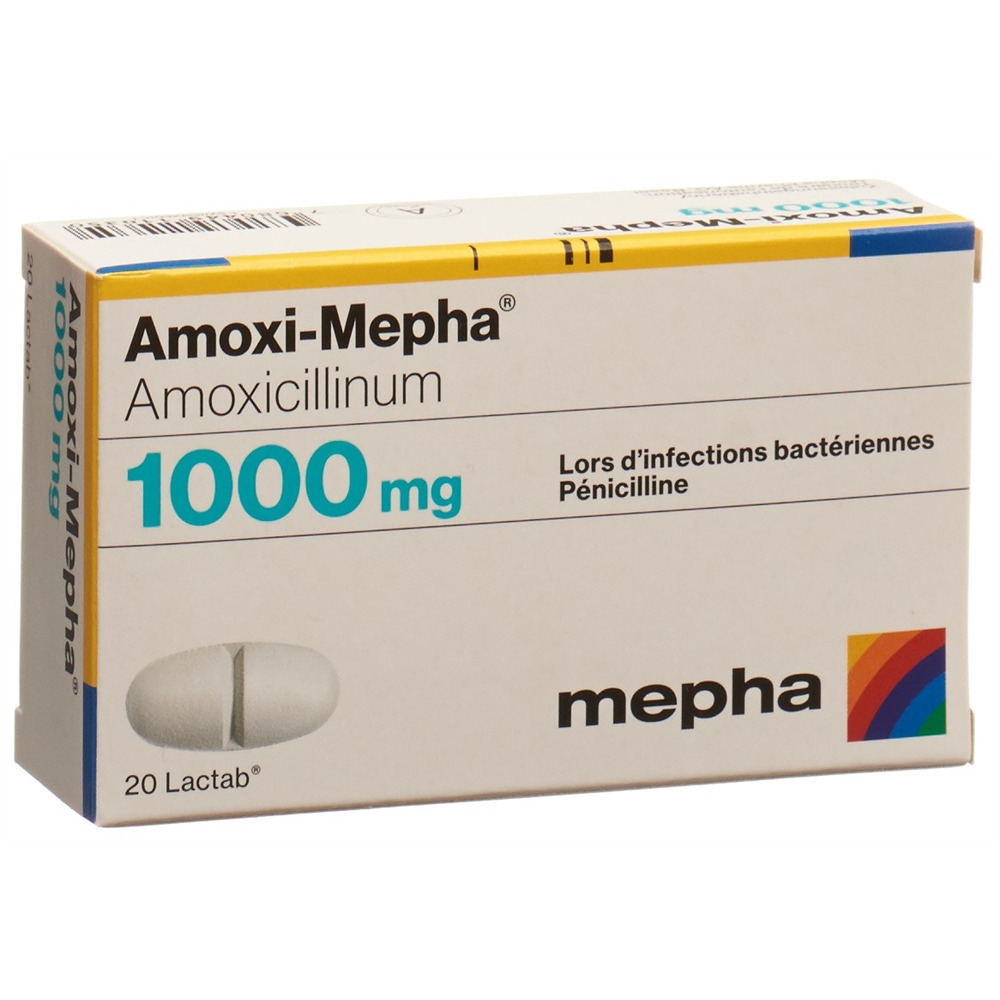 AMOXI Mepha 1000 mg, image 2 sur 2