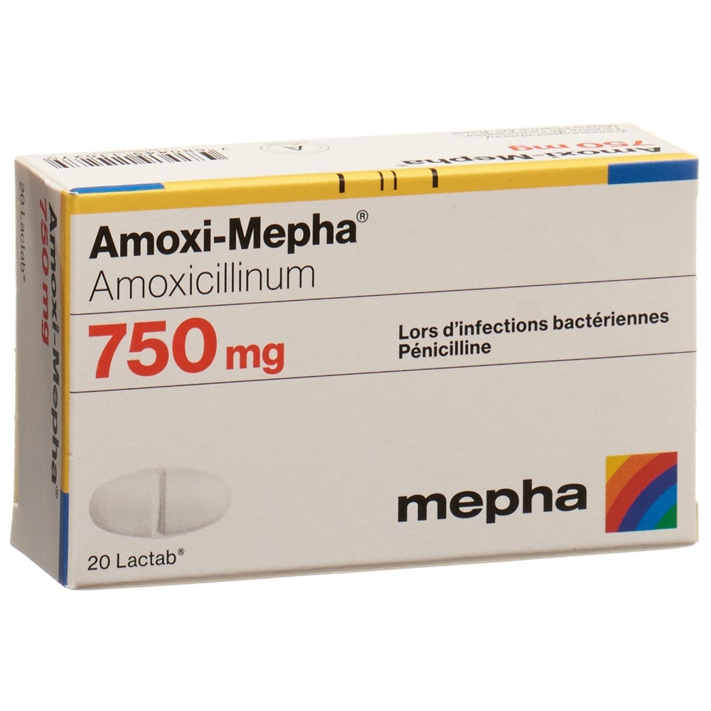 AMOXI Mepha 750 mg, image 2 sur 2