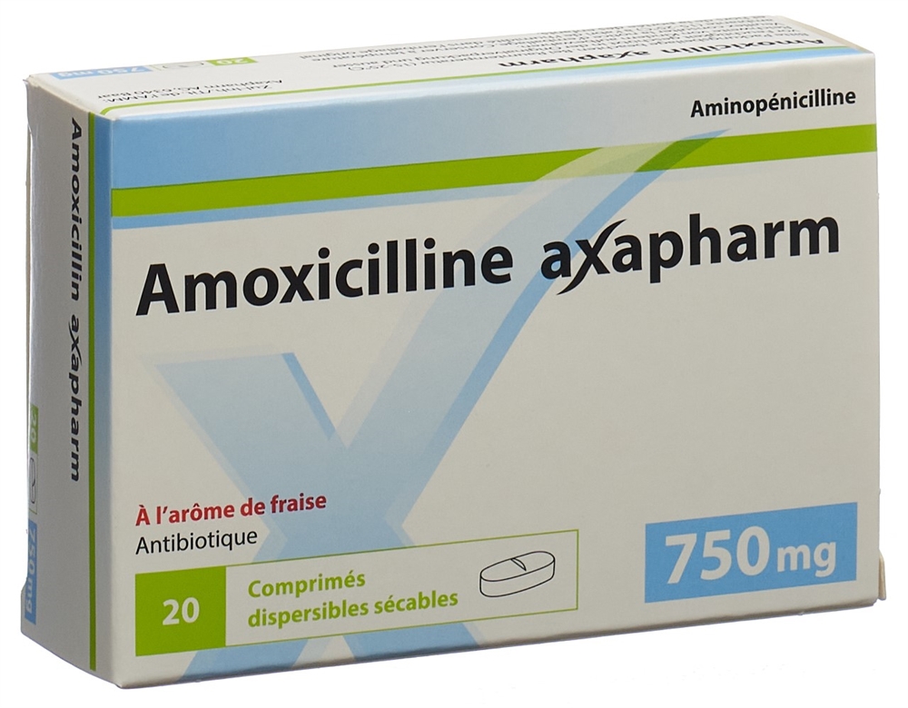 AMOXICILLINE axapharm 750 mg, Bild 2 von 2