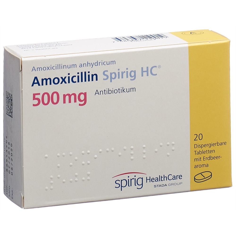 AMOXICILLINE Spirig HC 500 mg, Hauptbild